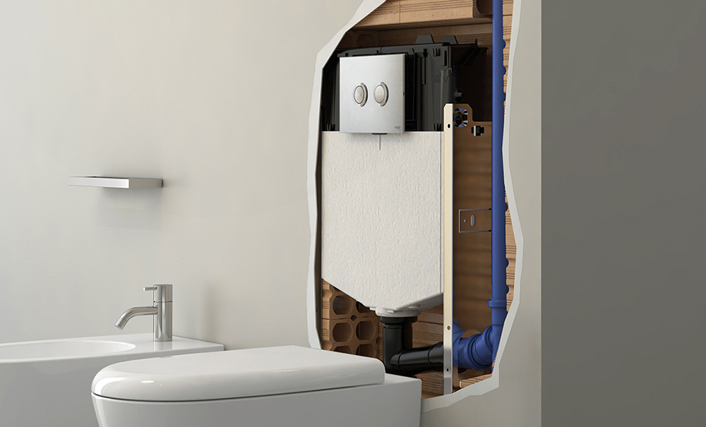 Cassetta incasso WC