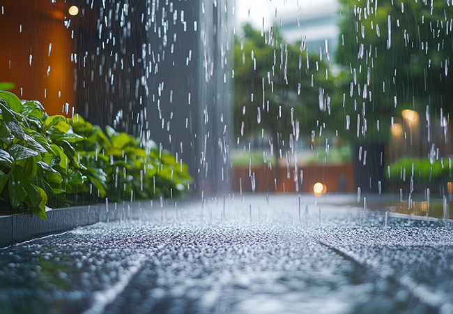 Sistema raccolta acqua piovana