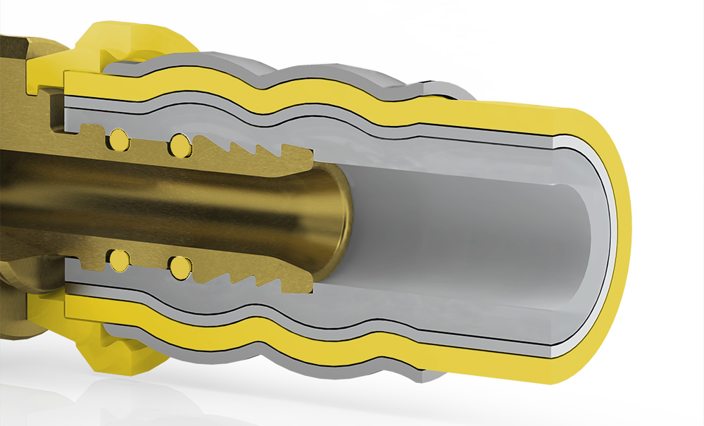 Tubo gas multistrato