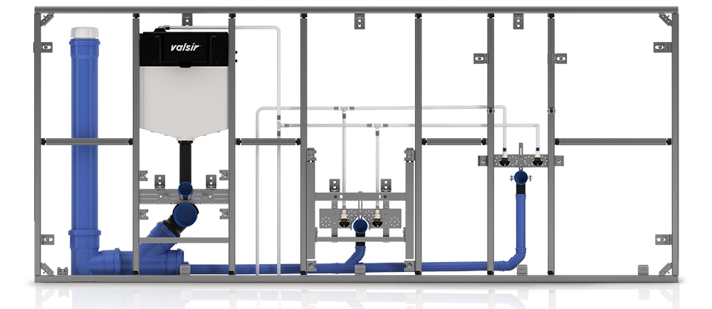 Parete attrezzata bagno MFV