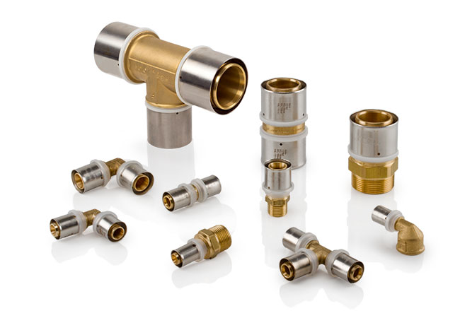 Pexal Brass, raccordi a stringere